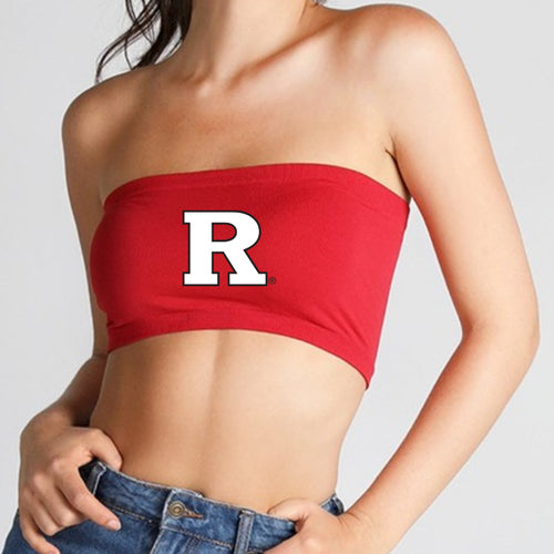 Rutgers Red Bandeau Top