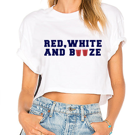 Red White & Booze Tee