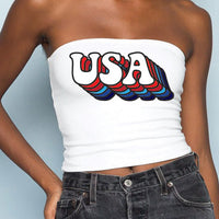 Retro USA Tube Top
