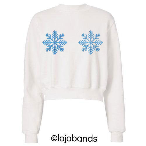 Snowflakes Crewneck Sweatshirt