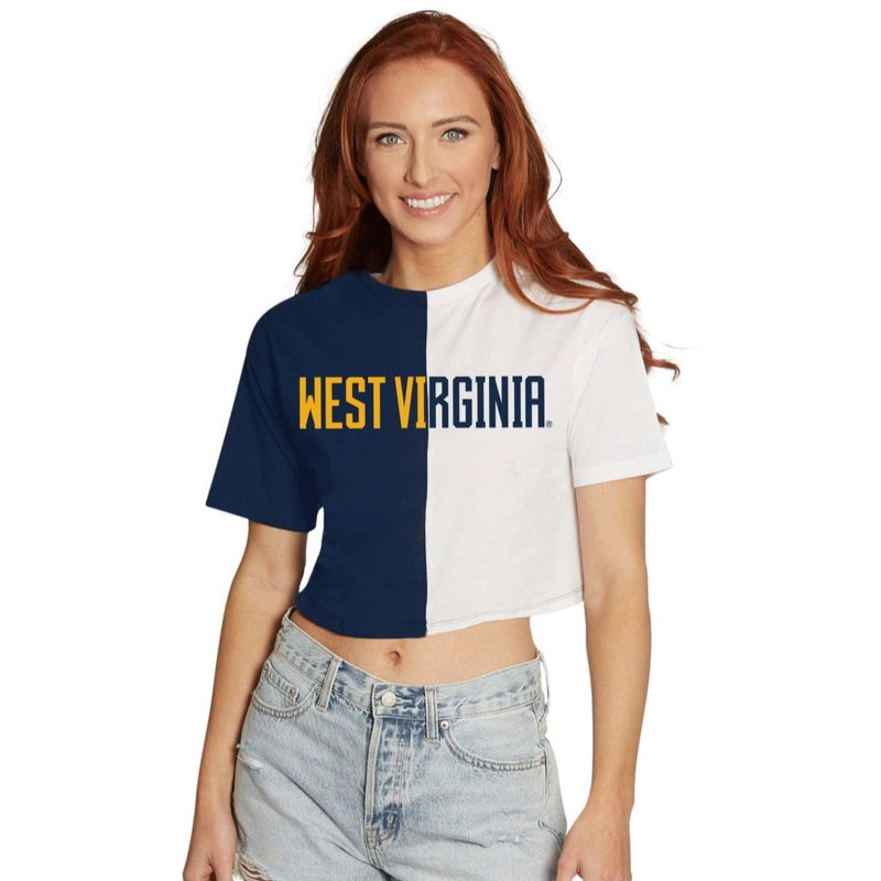 West Virginia Mountaineers Split Tee