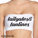 Tailgates and Tanlines White Bandeau