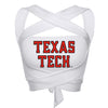 Texas Tech White Multi Way Bandeau Top