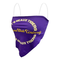 LSU Purple Strap Bandana Top