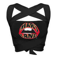 Maryland Terps Black Multi Way Bandeau Top