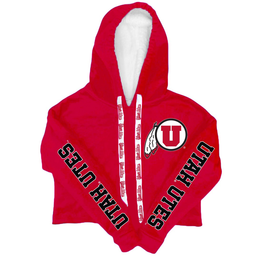 Utah Varsity Furry Hoodie