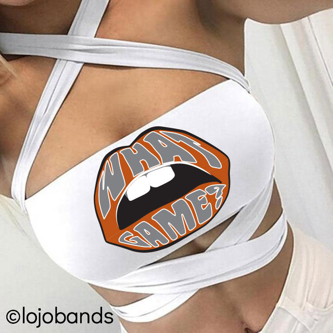 What Game White Multiway Bandeau