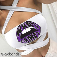 What Game White Multiway Bandeau