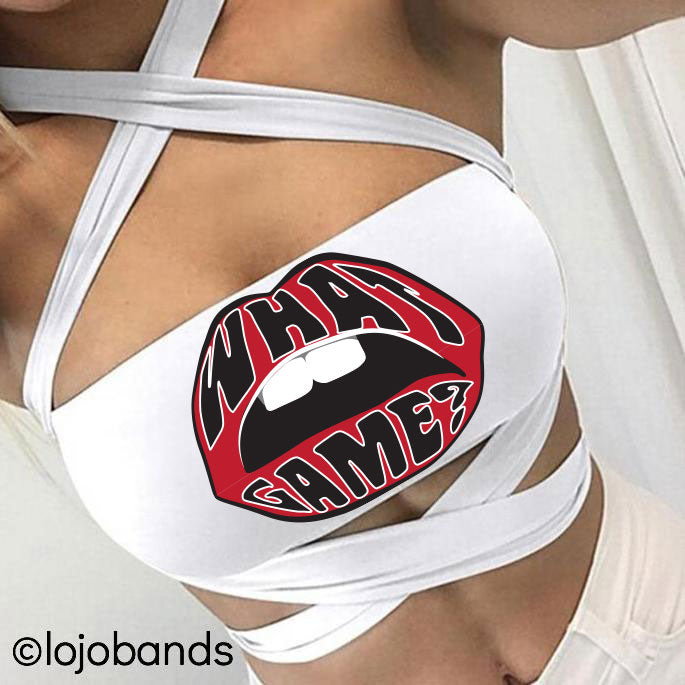 What Game White Multiway Bandeau