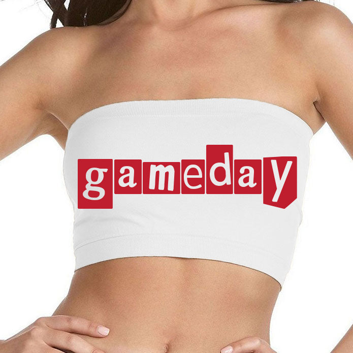 Game Day Block White Bandeau