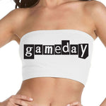 Game Day Block White Bandeau