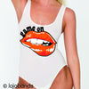 Game On Lips Tank Bodysuit - lo + jo, LLC