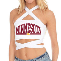 Minnesota White Multi Way Bandeau Top