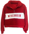 Wisconsin Teddy Quarter Zip