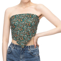 University of Miami Pattern Bandana Top