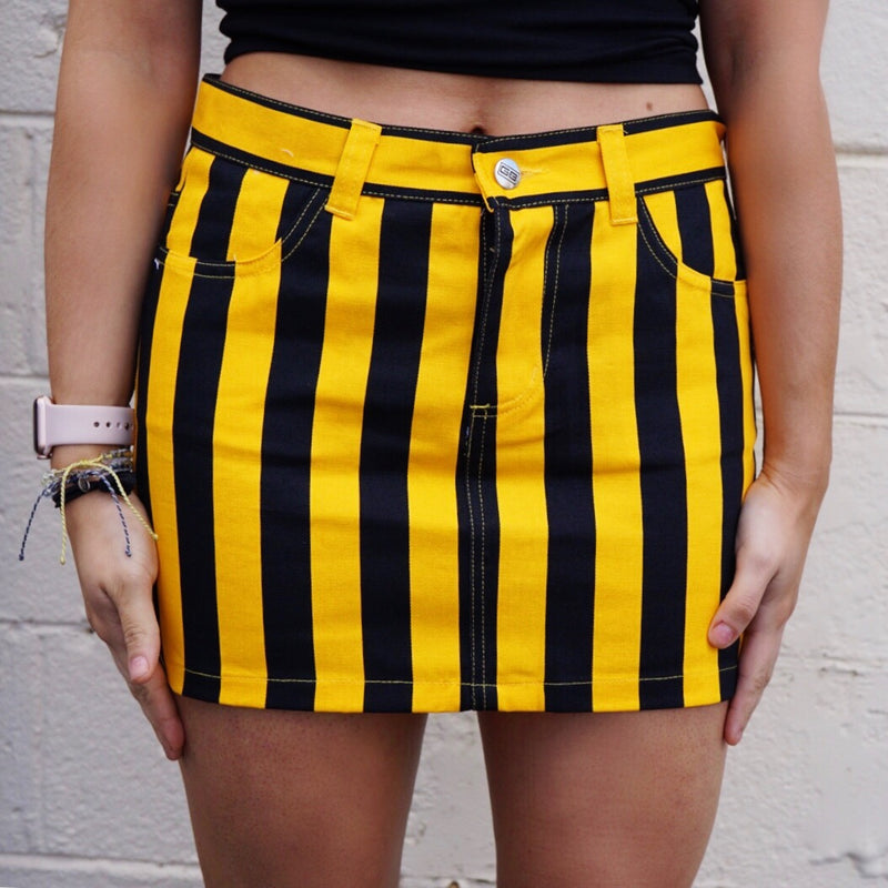 Black & Yellow Game Day Skirt - lo + jo, LLC